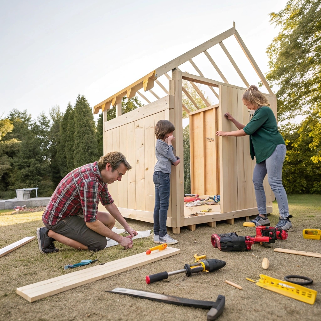 Building a bunkie from a pre-cut kit
