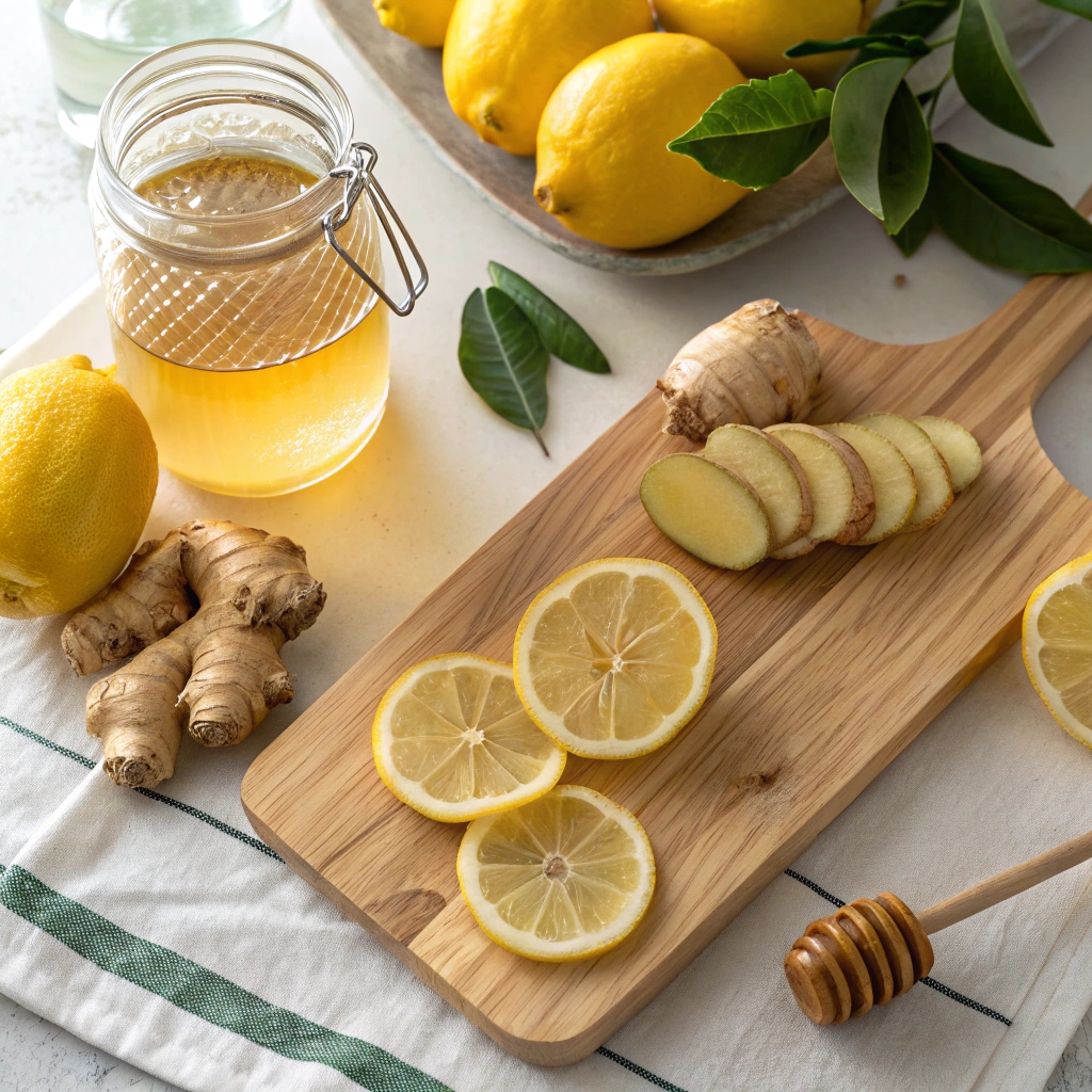 natural mounjaro recipe 4 ingredients lemon ginger honey water